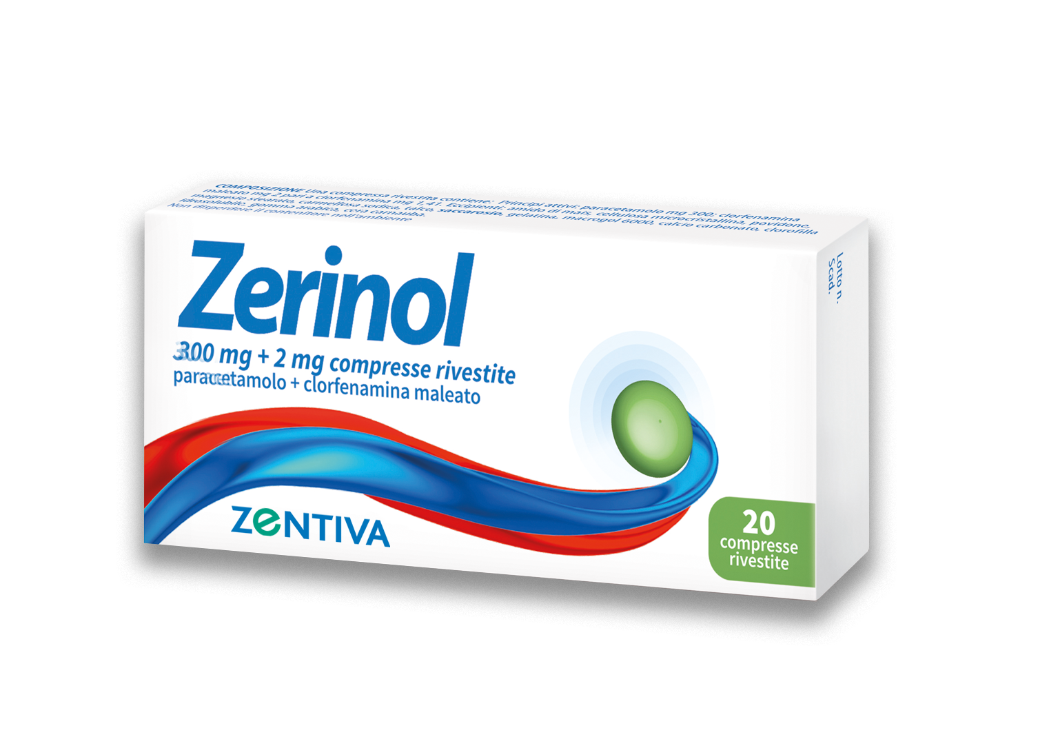 ZERINOL*20CPR RIV 300MG+2MG - farmasorriso.com