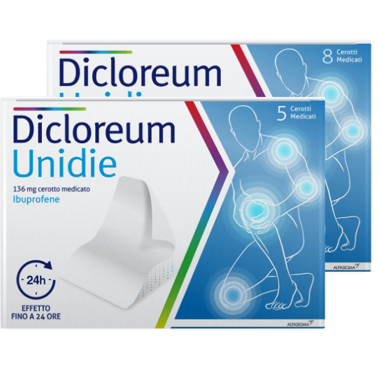 DICLOREUM UNIDIE*5CER 136MG24H - farmasorriso.com