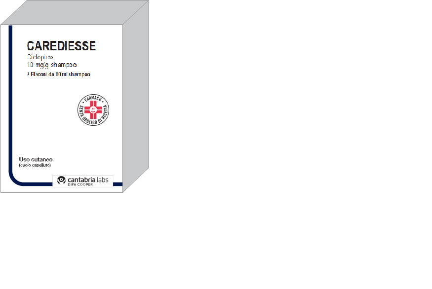 CAREDIESSE*SHAMP2FL 60ML10MG/G - farmasorriso.com