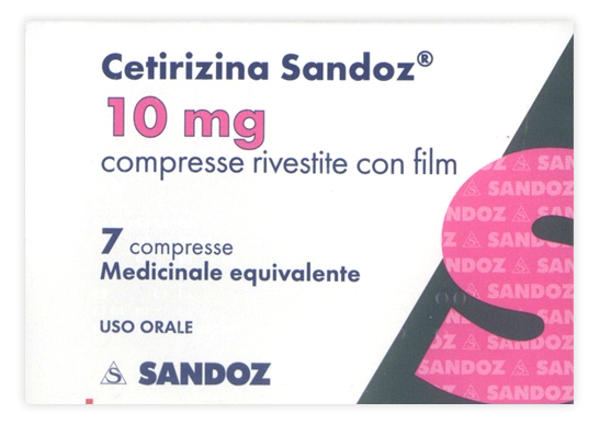 CETIRIZINA SAND*7CPR RIV 10MG - farmasorriso.com