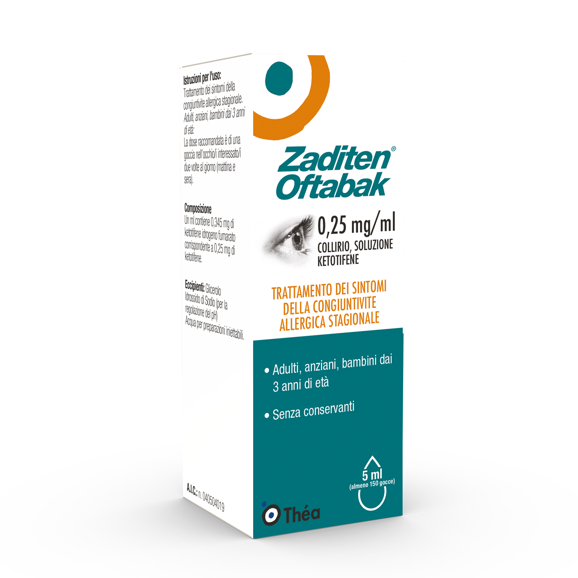 ZADITEN OFTABAK*COLLIRIO FL5ML - farmasorriso.com