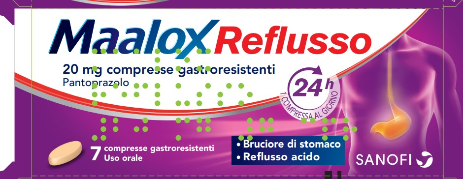 MAALOX REFLUSSO*7CPR 20MG - farmasorriso.com