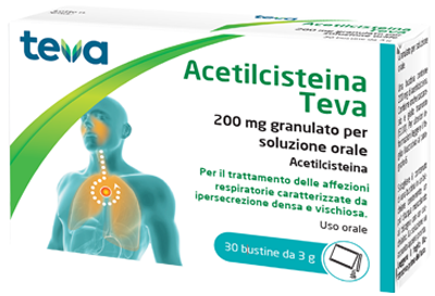 ACETILCISTEINA TEVA*30BS 200MG - farmasorriso.com