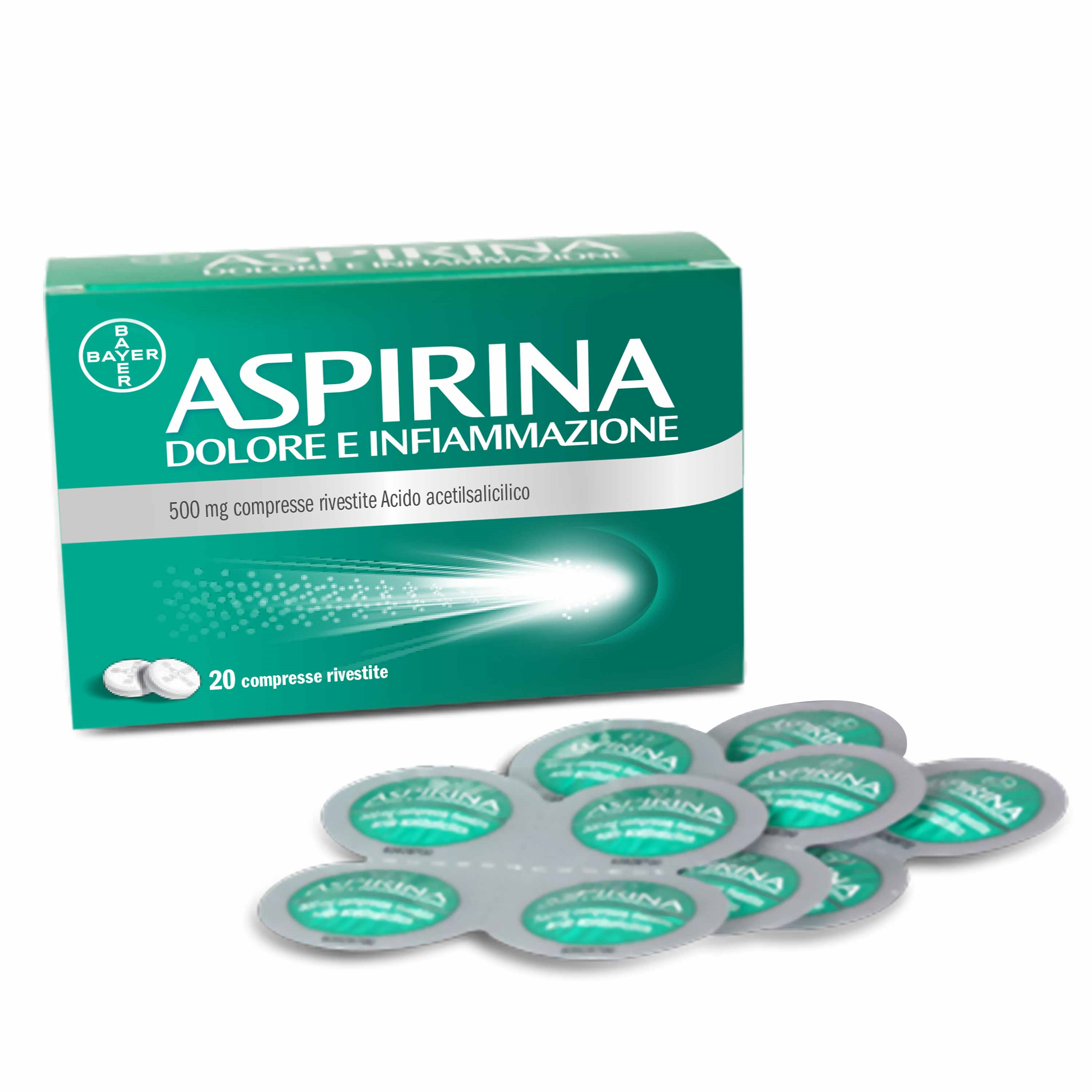 ASPIRINA DOLORE INF*20CPR500MG - farmasorriso.com