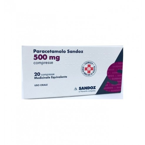 PARACETAMOLO SAND*20CPR 500MG - farmasorriso.com