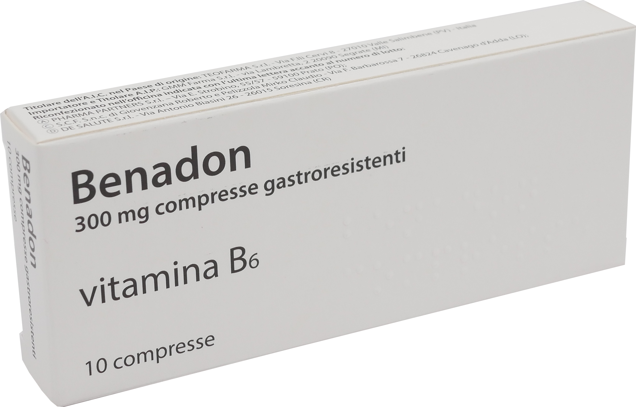BENADON*10CPR GASTRORES 300MG - farmasorriso.com
