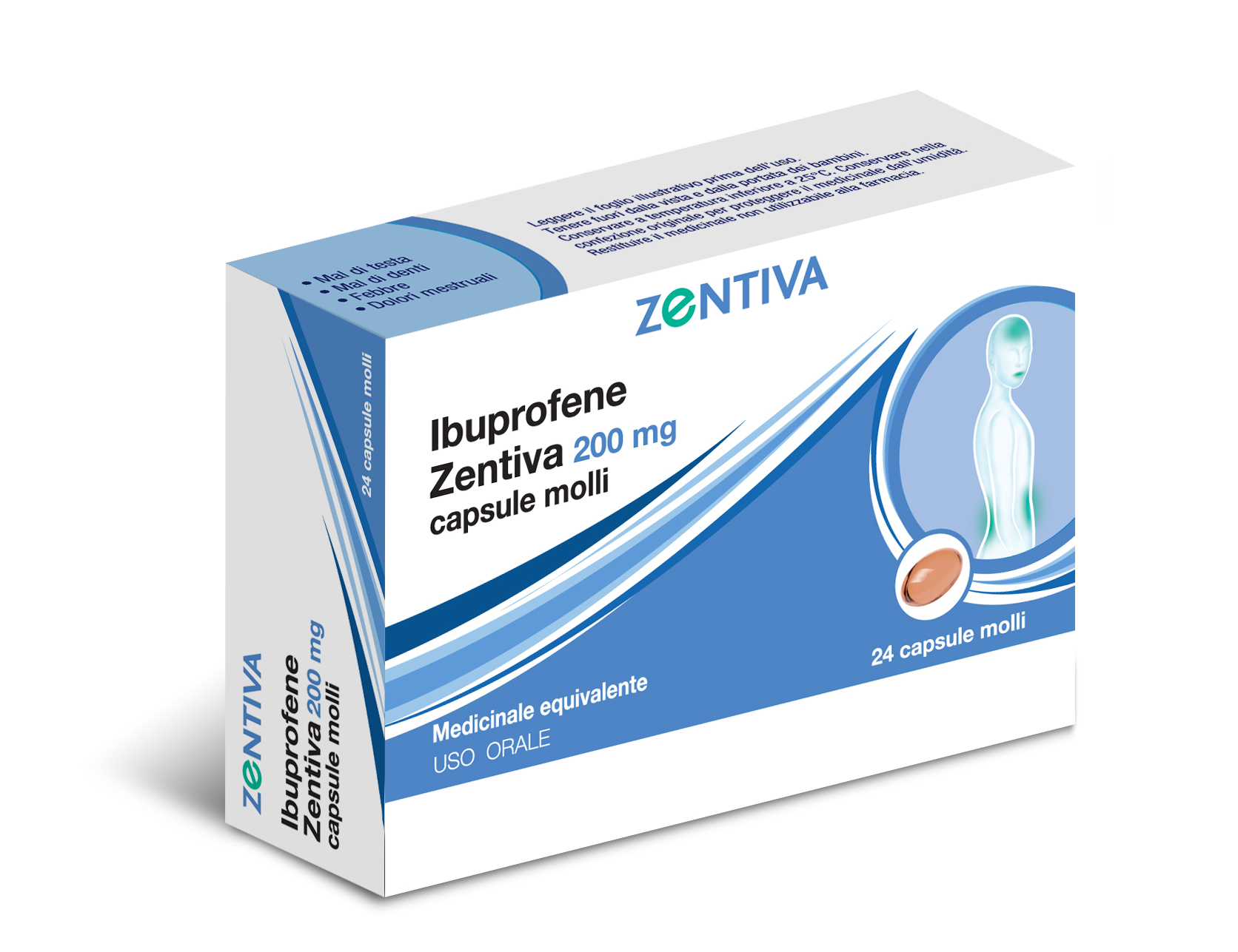 IBUPROFENE ZEN*24CPS MOL 200MG - farmasorriso.com