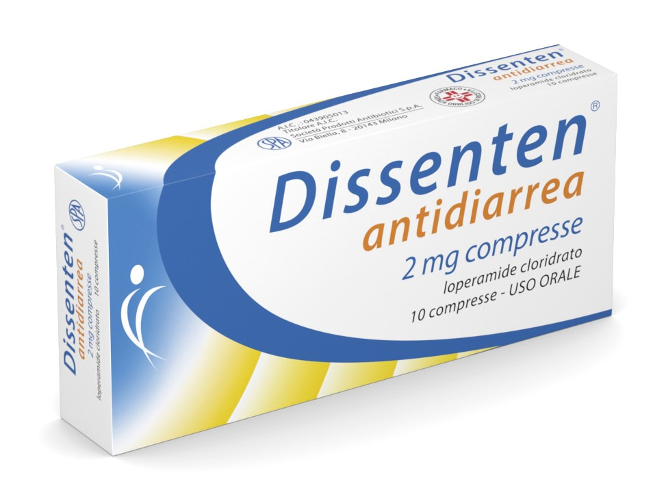 DISSENTEN ANTIDIARREA*10CPR2MG - farmasorriso.com