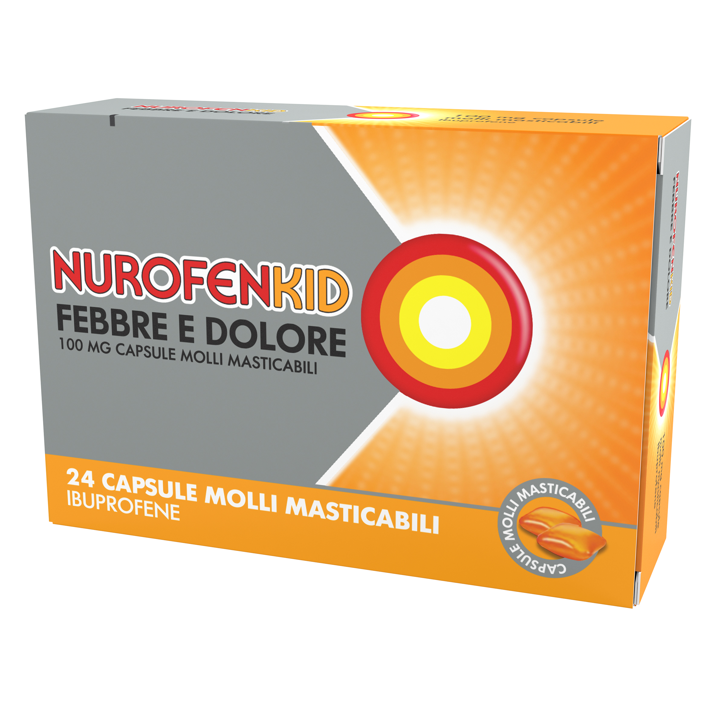 NUROFENKID FEBBRE D*24CPS100MG - farmasorriso.com