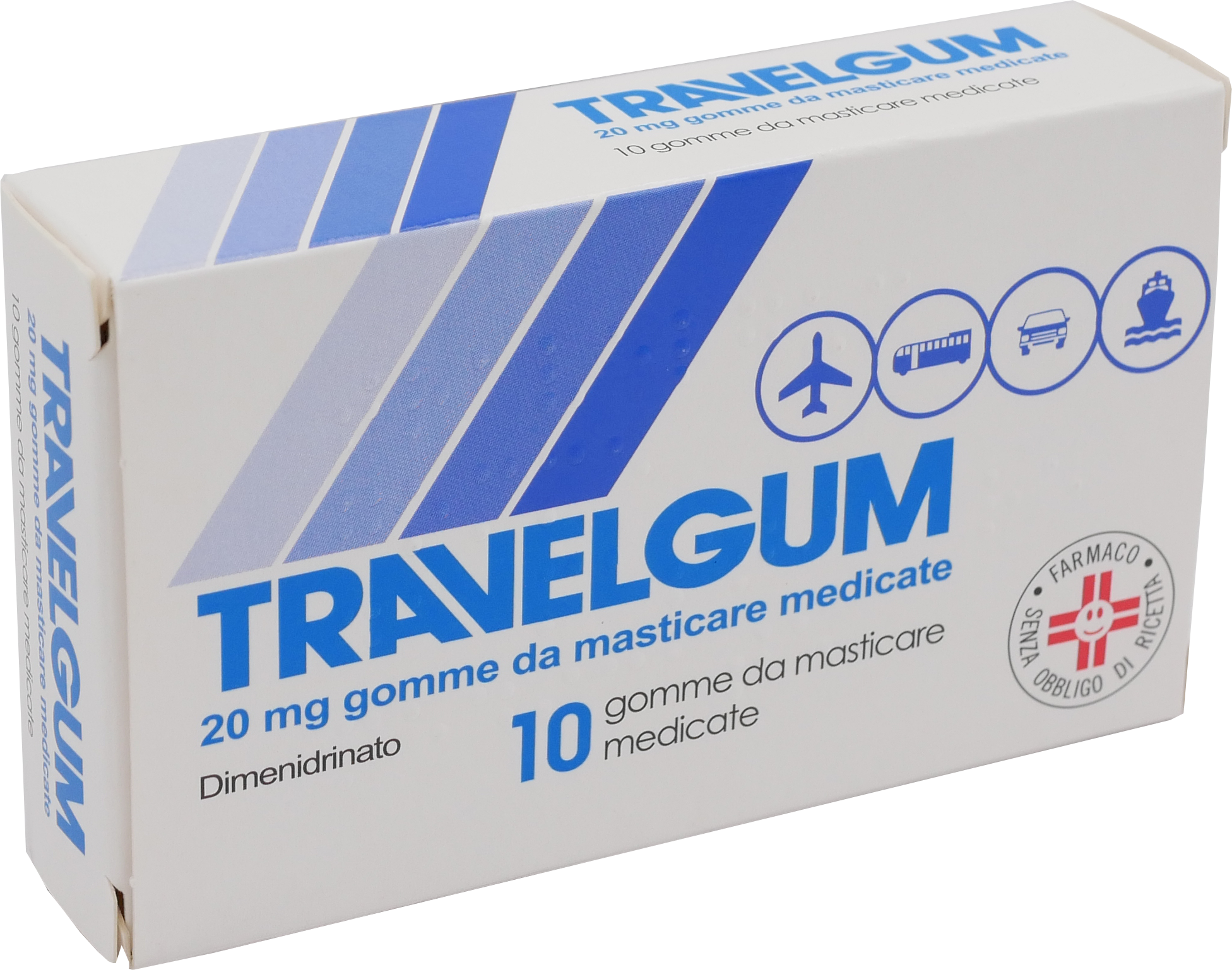 TRAVELGUM*10GOMME MAST 20MG - farmasorriso.com