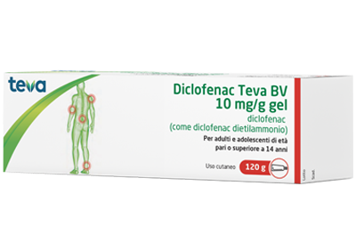 DICLOFENAC TEVA*GEL120G 10MG/G - farmasorriso.com