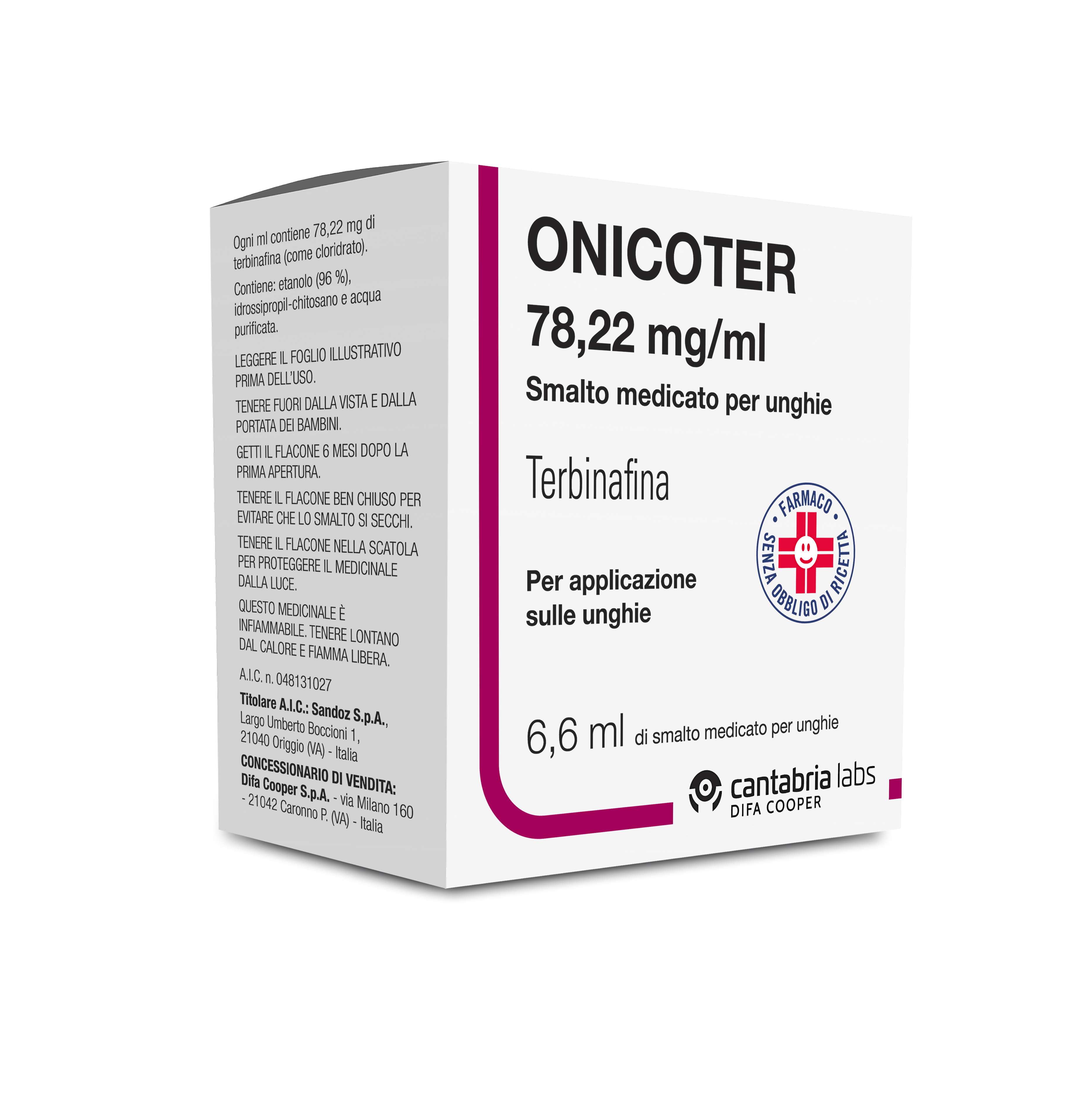ONICOTER*SMALTO MED 1FL 6,6ML - farmasorriso.com