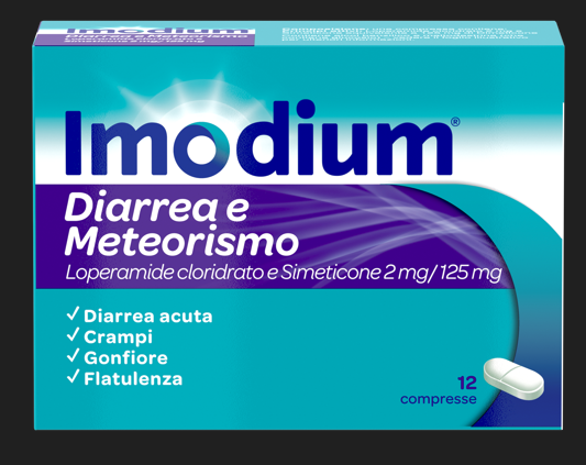 IMODIUM DIARREA E METEOR*12CPR - farmasorriso.com