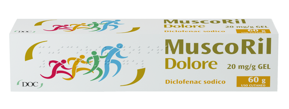 MUSCORIL DOLORE*GEL 60G 20MG/G - farmasorriso.com