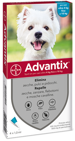 ADVANTIX SPOT ON*4PIP 4-10KG - farmasorriso.com