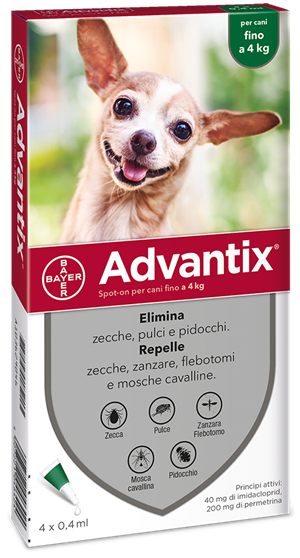 ADVANTIX SPOT ON*4PIP 0-4KG - farmasorriso.com