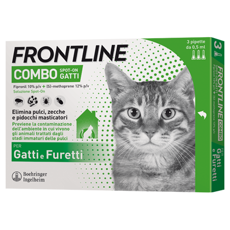 FRONTLINE COMBO*3PIP GATTI/FUR - farmasorriso.com