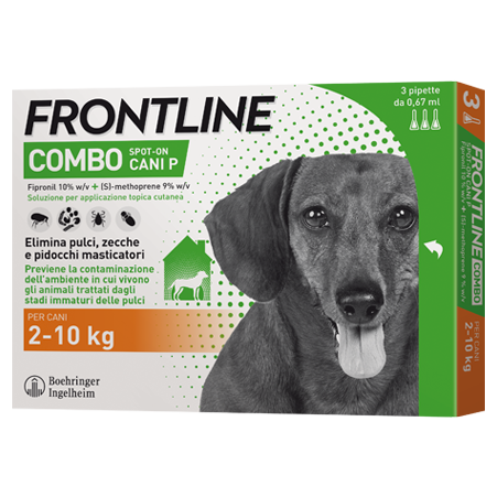 FRONTLINE COMBO*3PIP 2-10KG CA - farmasorriso.com