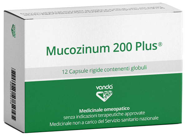 VANDA MUCOZINUM 200 PLUS 12 CAPSULE - farmasorriso.com