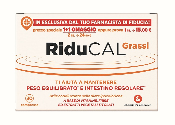 RIDUCAL GRASSI 30 COMPRESSE - farmasorriso.com