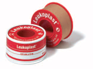 CEROTTO CHIRURGICO PER FISSAGGIO MEDICAZIONI IN ROCCHETTO LEUKOPLAST SUPPORTO VISCOSA COLOR PELLE MASSA ADESIVA CAUCCIU' OSSIDO DI ZINCO 2,5X500CM - farmasorriso.com