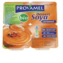 PROVAMEL SOYA DESSERT CARAMEL 4 X 125 G - farmasorriso.com