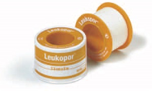 CEROTTO IN ROCCHETTO LEUKOPOR IPOALLERGENICO TESSUTO NON TESSUTO BIANCO 1,25X500 CM - farmasorriso.com