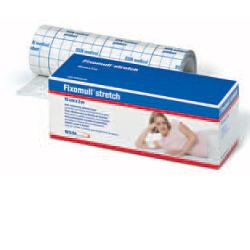 FASCIA AUTOADESIVA IPOALLERGENICA FISSAGGIO CATETERI FIXOMULL STRETCH. SUPPORTO IN POLIESTERE NON TESSUTO BIANCO, MASSA IN POLICARBONATO SENZA RESINE E GOMME NATURALI. 15X200CM - farmasorriso.com