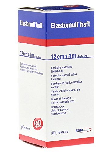BENDA ELASTICA AUTOADESIVA ELASTOMULL HAFT COMPRESSIONE FORTE 12X400 CM - farmasorriso.com