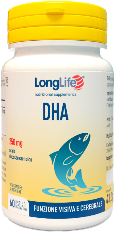 LONGLIFE DHA 250 MG 60 PERLE - farmasorriso.com