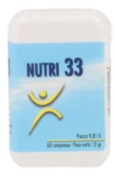 NUTRI 33 60 COMPRESSE - farmasorriso.com