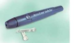 PENNA PUNGIDITO ACCU-CHEK SOFTCLIX + 25 LANCETTE SOFTCLIX + MANUALE DI UTILIZZO - farmasorriso.com