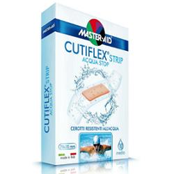 CEROTTO MASTER-AID CUTIFLEXMED STRIP TRASPARENTE IMPERMEABILE SUPPORTO IN POLIURETANO GRANDE 10 PEZZI - farmasorriso.com