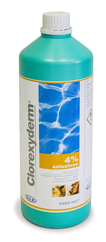 CLOREXYDERM SOLUZIONE 4% 1000 ML - farmasorriso.com