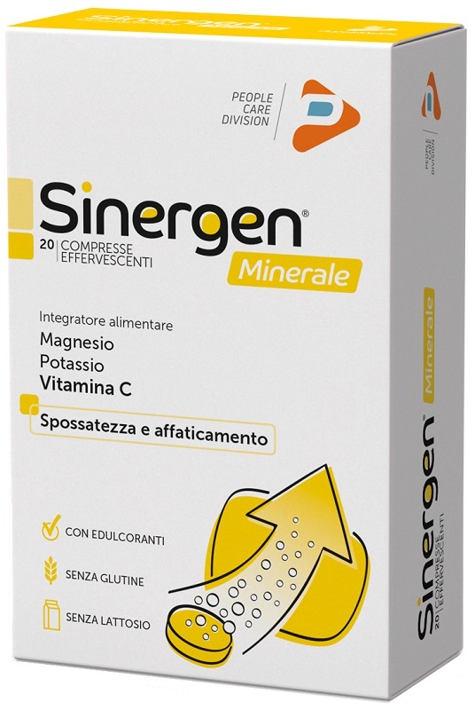 SINERGEN MINERALE LIMONE 20 COMPRESSE EFFERVESCENTI - farmasorriso.com