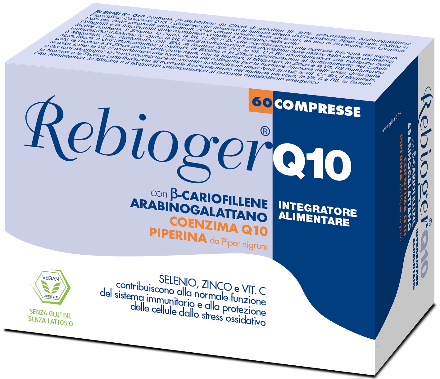 REBIOGER Q10 60 COMPRESSE - farmasorriso.com