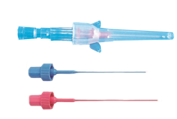 AGO CANNULA MONOVIA 20 GAUGE 0,9X25MM IN ACCIAIO INOX CON SILICONATURA ESTERNA, TAPPO LUER LOCK E ALETTE LATERALI COLORE BLU - farmasorriso.com