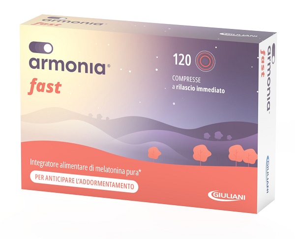 ARMONIA FAST 1 MG MELATONINA 120 COMPRESSE - farmasorriso.com