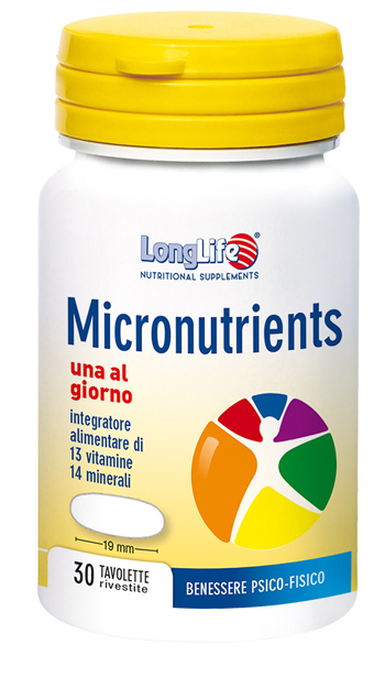 LONGLIFE MICRONUTRIENTS 30 TAVOLETTE - farmasorriso.com
