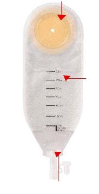 SACCA PER DRENAGGIO DELLE FERITE STERILE COLOPLAST CAPACITA' MAXI 500ML 10 PEZZI ARTICOLO 2220 - farmasorriso.com