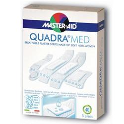 CEROTTO MASTER-AID QUADRA DERMOATTIVO FORMATI ASSORTITI 20 PEZZI - farmasorriso.com