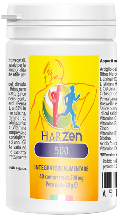HARZEN 500 40 COMPRESSE - farmasorriso.com