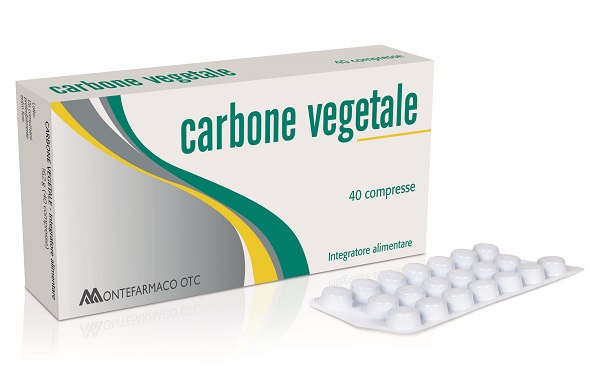 CARBONE VEGETALE 40 COMPRESSE - farmasorriso.com