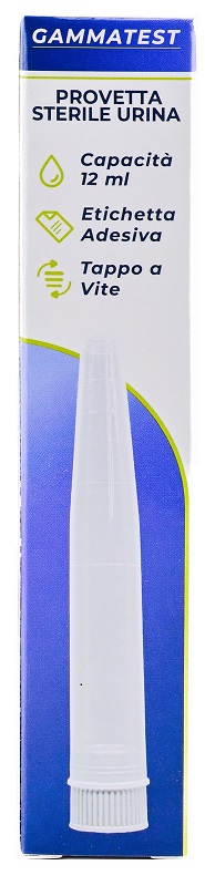 PROVETTA STERILE PER URINA 12ML GAMMADIS - farmasorriso.com
