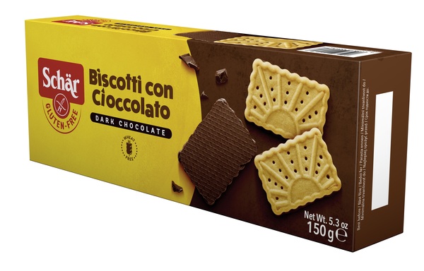 SCHAR BISCOTTO CON CIOCCOLATO DARK CHOCOLATE 150 G - farmasorriso.com