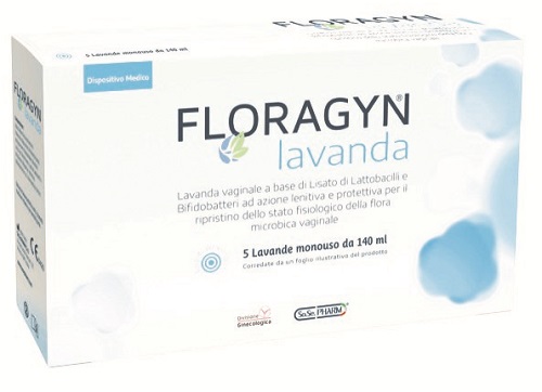 LAVANDA VAGINALE A BASE DI LATTOBACILLI LISATI FLORAGYN LAVANDA 140ML 5FLACONI - farmasorriso.com