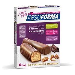 PESOFORMA BARRETTA CIOCCOLATO CARAMELLO 12 X 31 G - farmasorriso.com