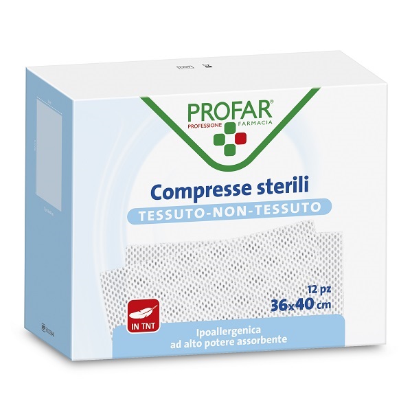 COMPRESSE IN TESSUTO NON TESSUTO 36 X 40 CM PROFAR - farmasorriso.com