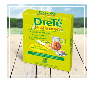 DIETE TE LIMONE SOLUBILE SENZA ZUCCHERO 10 BUSTINE - farmasorriso.com