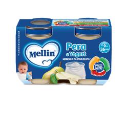 MELLIN MERENDA YOGURT PERA 2X120 G - farmasorriso.com